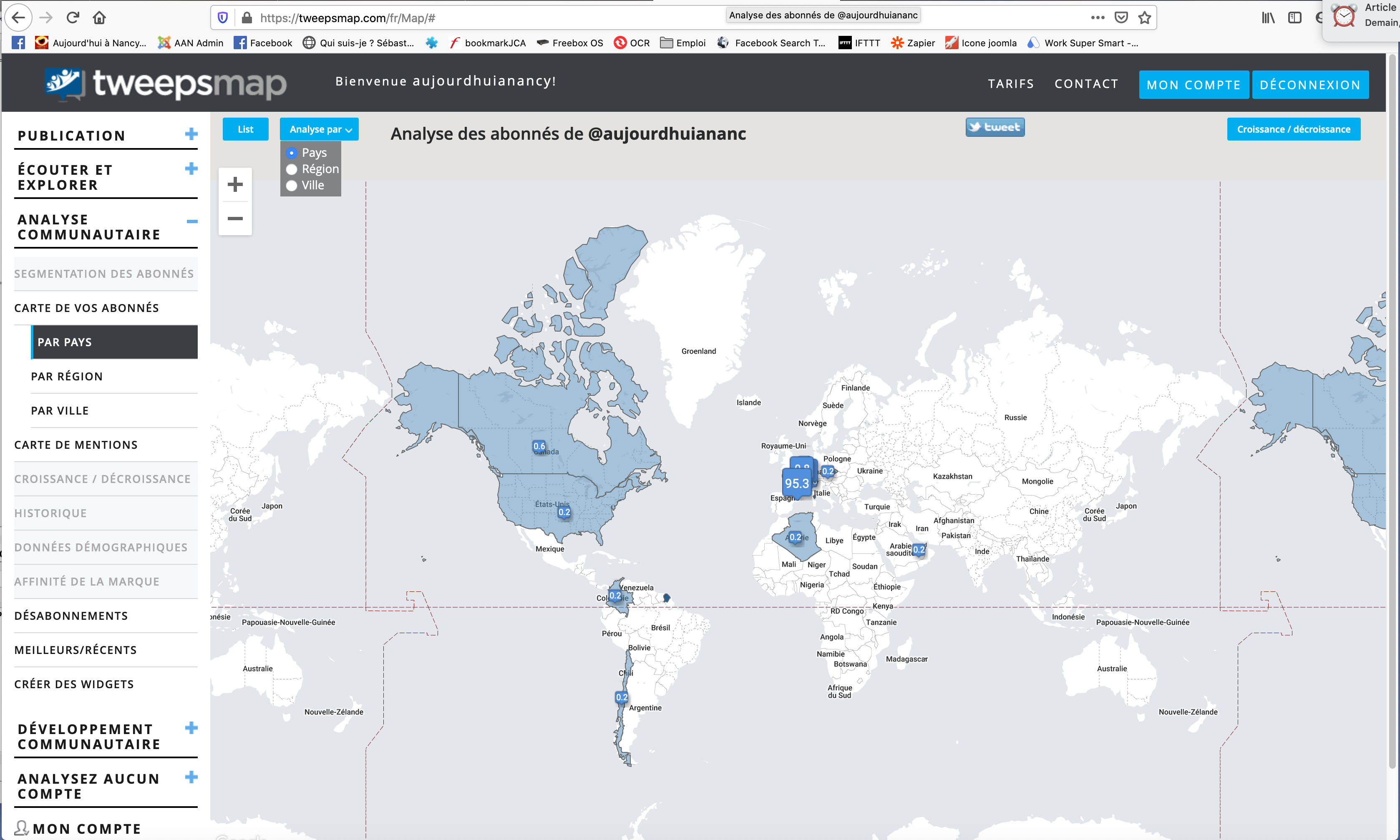 Tweepmap